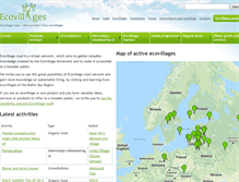 Tablet Screenshot of ecovillageroad.eu